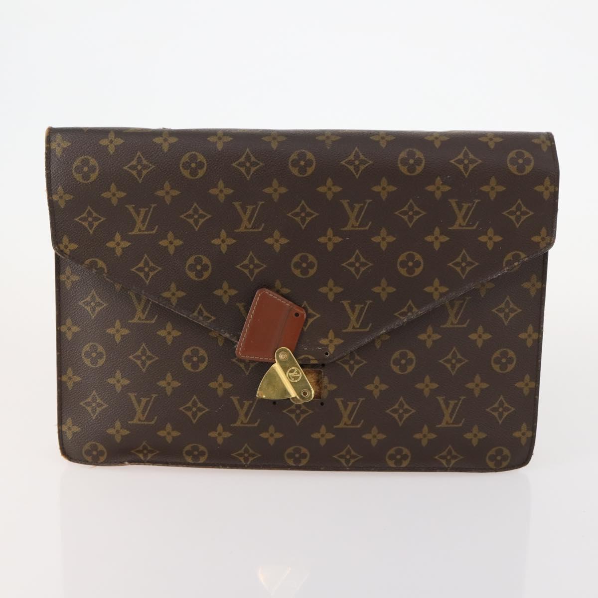 LOUIS VUITTON Monogram Vernis Hand Bag 5 Set Yellow LV Auth 174055