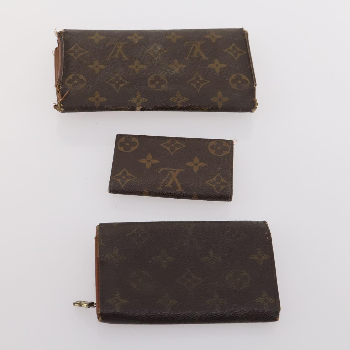 LOUIS VUITTON Monogram Wallet 10 Set LV Auth 174082