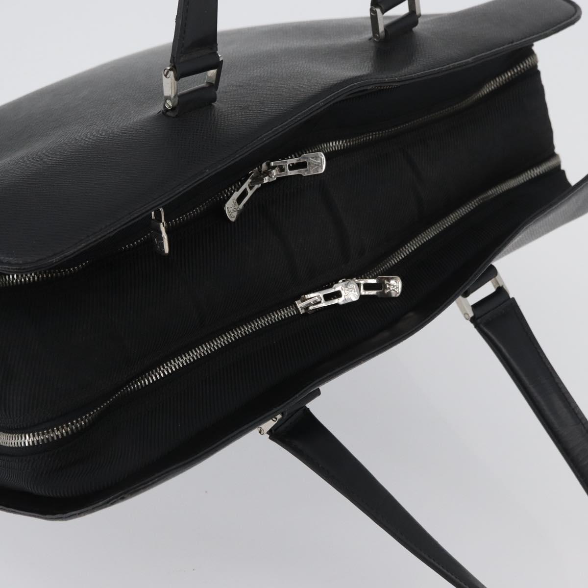 LOUIS VUITTON Taiga Nevsky Business Bag Ardoise M30872 LV Auth 174112