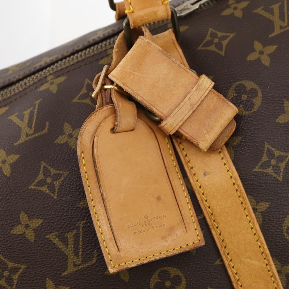 LOUIS VUITTON Monogram Keepall 60 Boston Bag M41422 LV Auth 174114