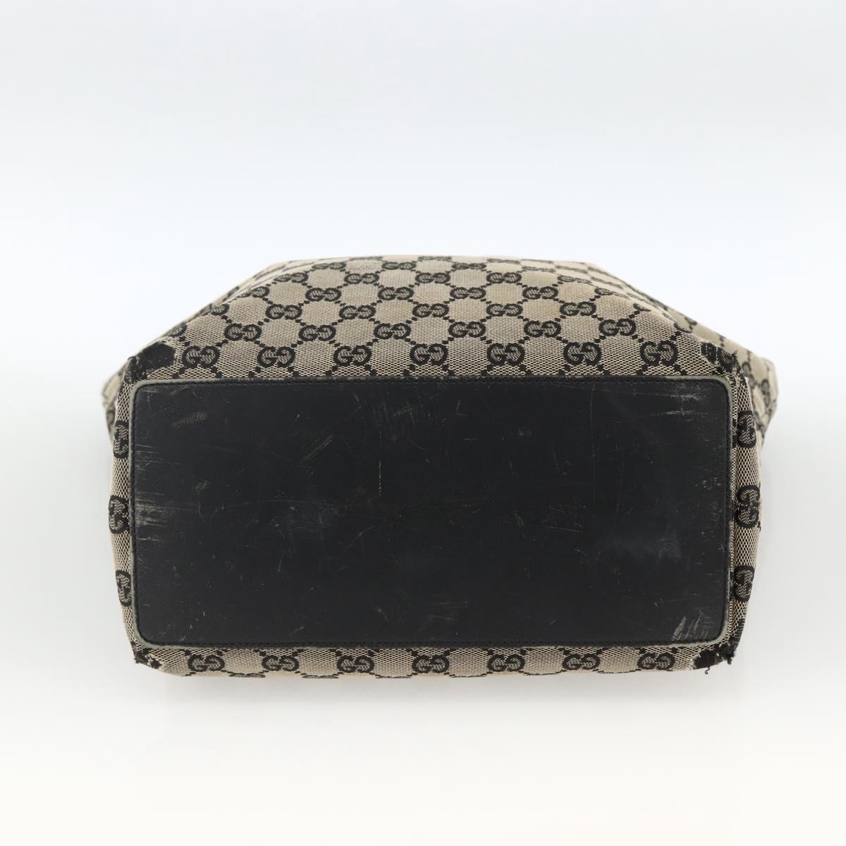 GUCCI GG Canvas Tote Bag Beige Gold 002 1098 Auth 174119