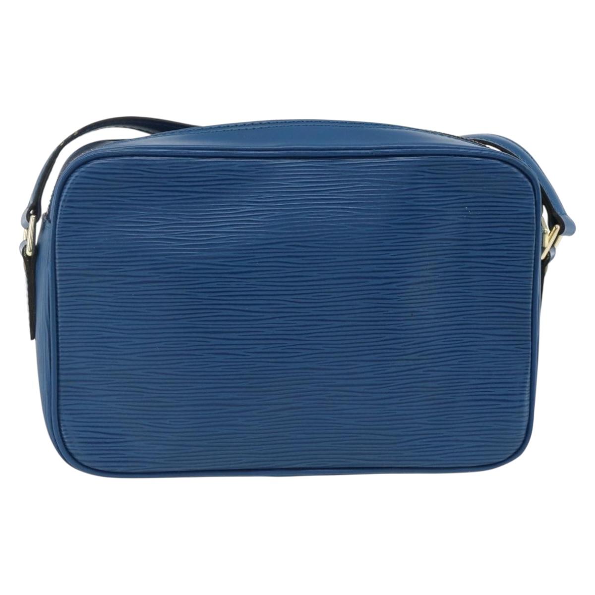 LOUIS VUITTON Epi Trocadero 23 Shoulder Bag Blue M52305 LV Auth 174129A