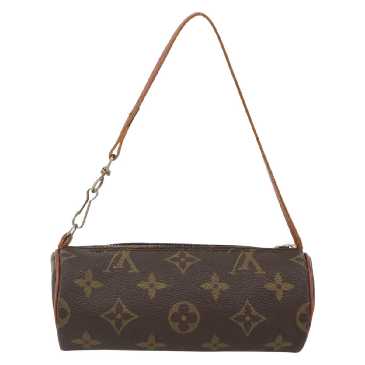LOUIS VUITTON Monogram Papillon Pouch LV Auth 174151A