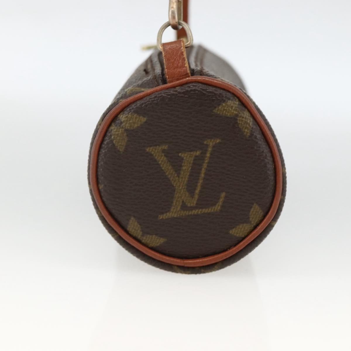 LOUIS VUITTON Monogram Papillon Pouch LV Auth 174151A