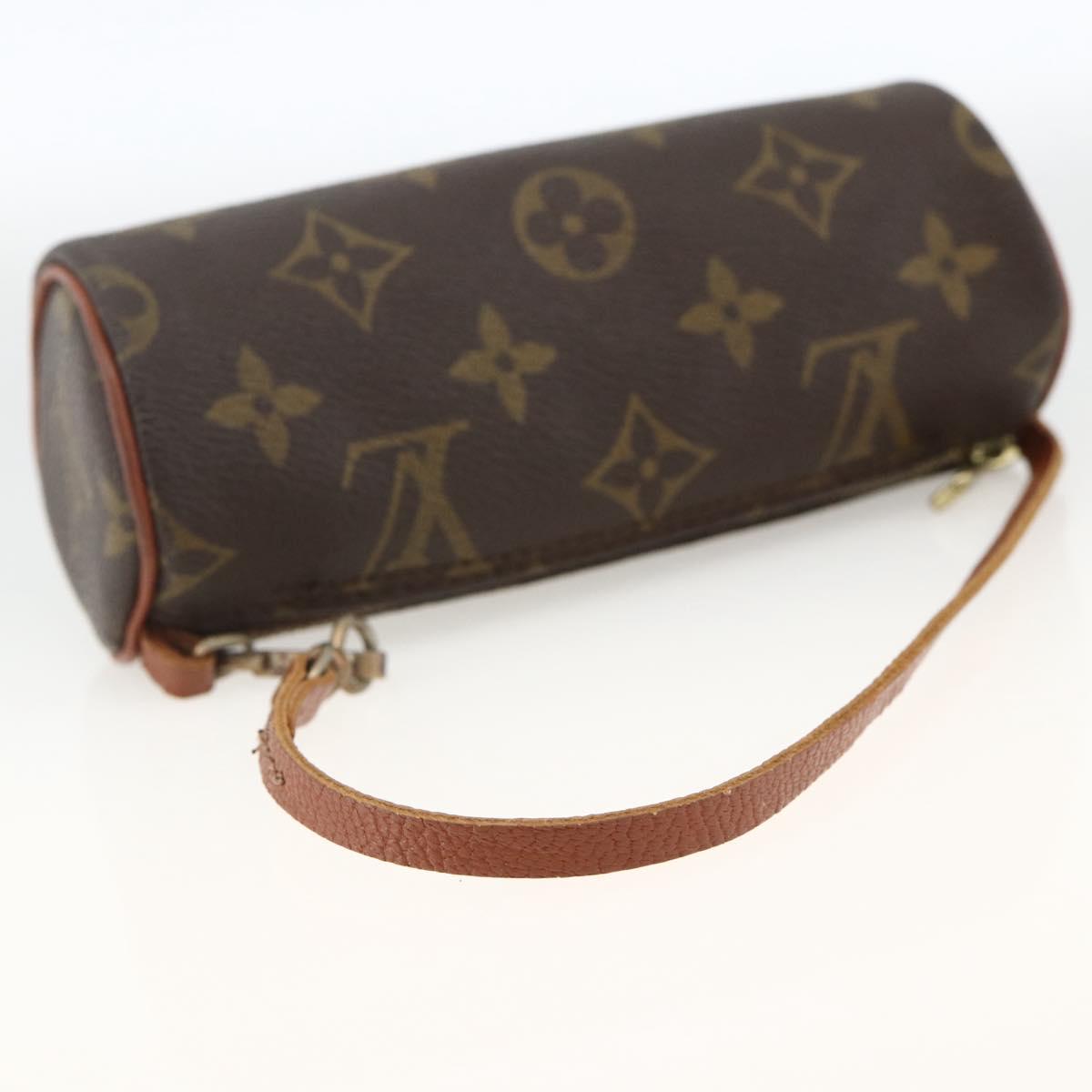 LOUIS VUITTON Monogram Papillon Pouch LV Auth 174151A