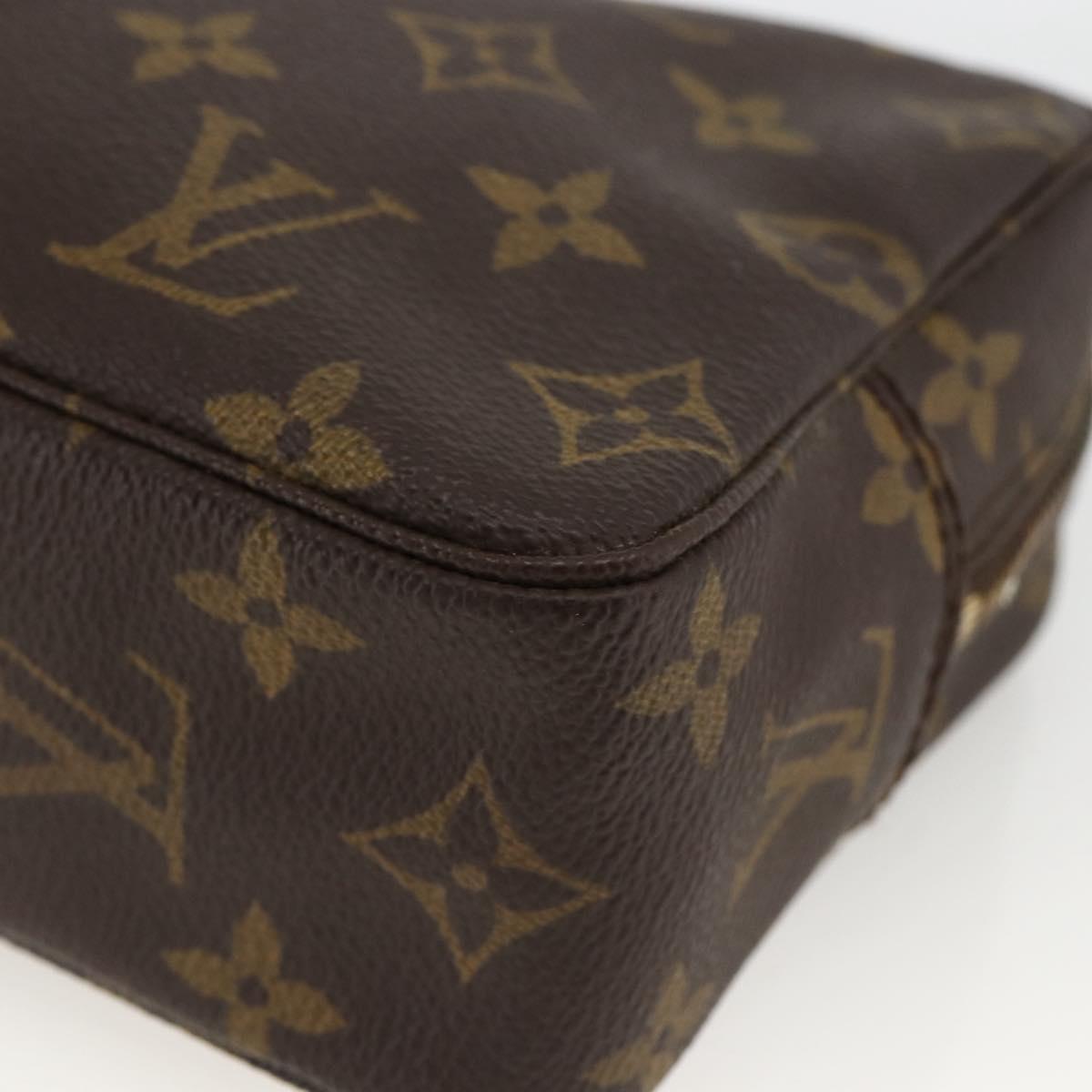 LOUIS VUITTON Monogram Trousse Toilette 18 Pouch M47526 LV Auth 174155A