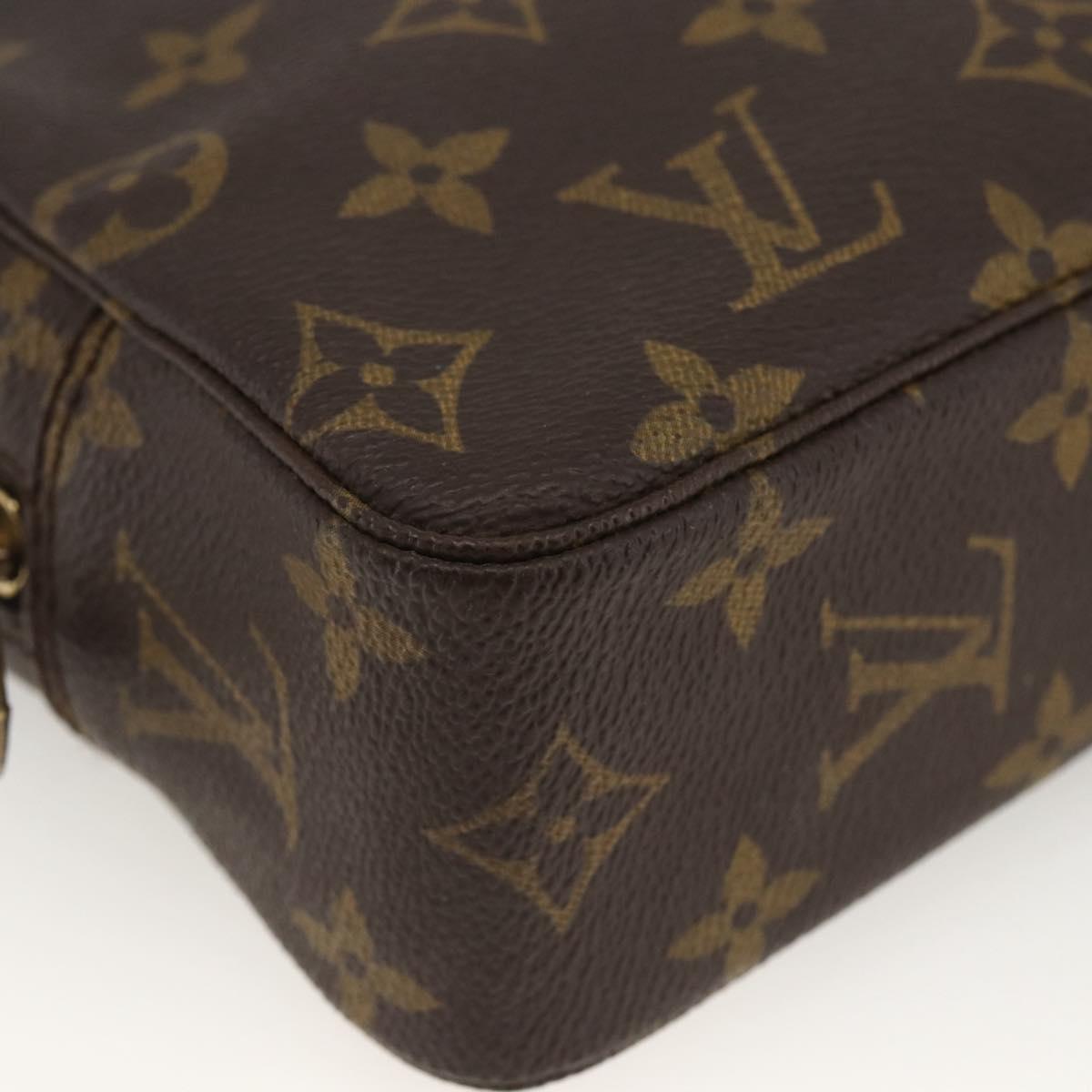 LOUIS VUITTON Monogram Trousse Toilette 18 Pouch M47526 LV Auth 174155A