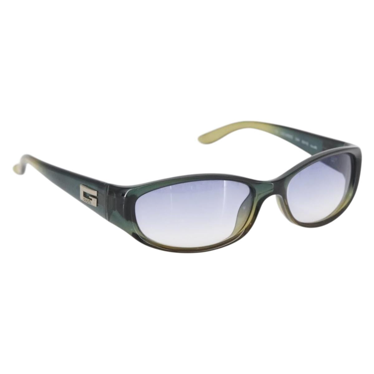 GUCCI Sunglasses plastic Green Auth 174164