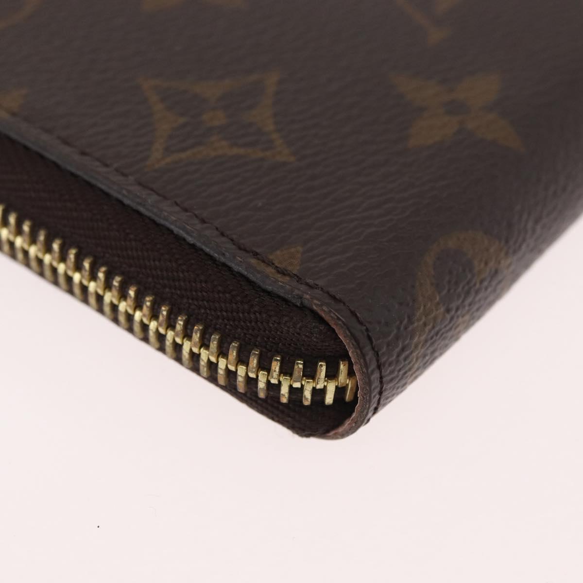 LOUIS VUITTON Monogram Portefeuille Clemence Long Wallet M68314 LV Auth 174300V