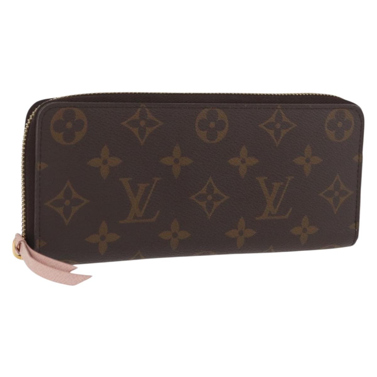 LOUIS VUITTON Monogram Portefeuille Clemence Long Wallet M68314 LV Auth 174300V