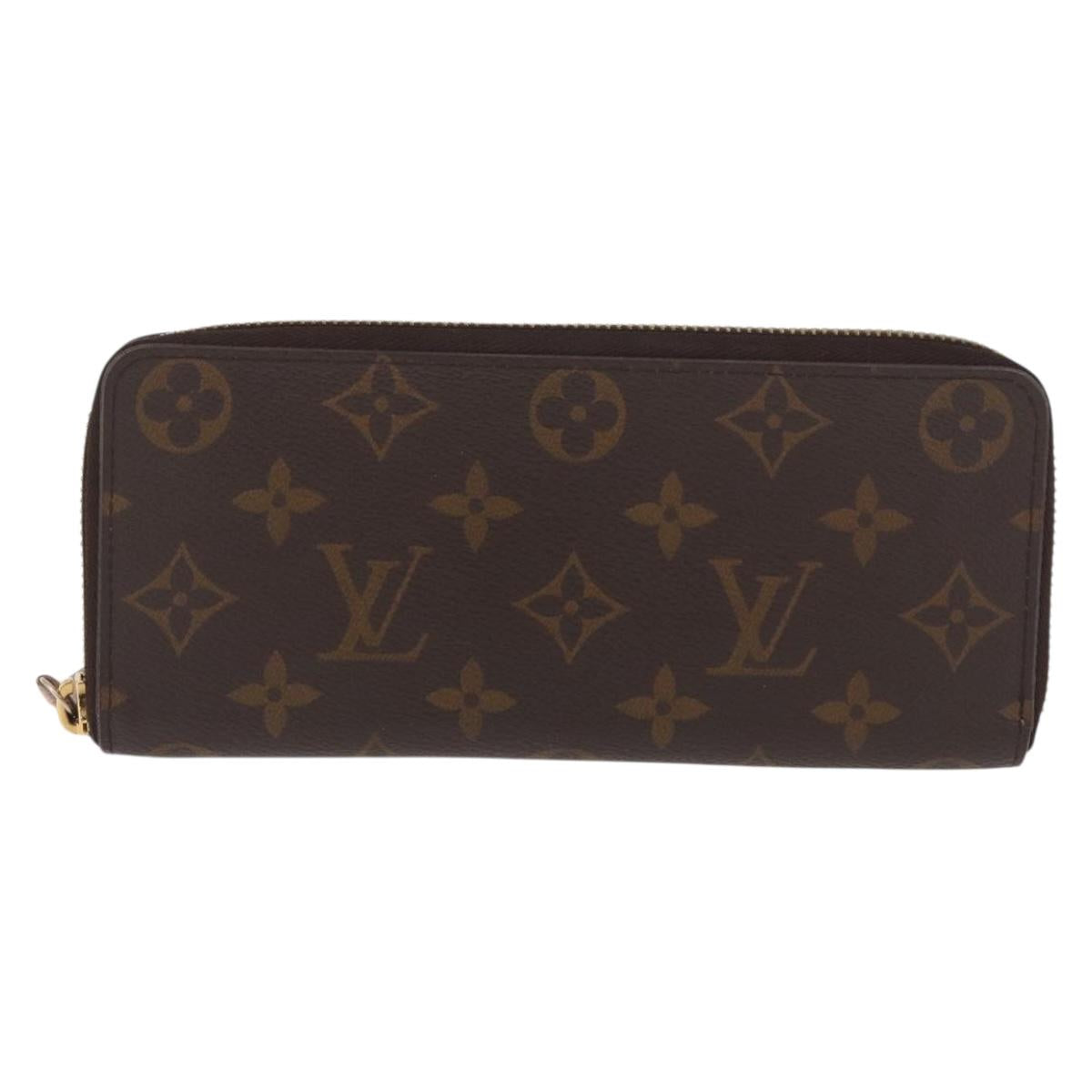 LOUIS VUITTON Monogram Portefeuille Clemence Long Wallet M68314 LV Auth 174300V