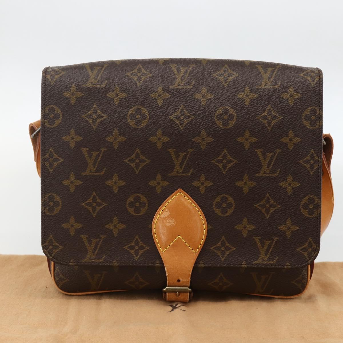 LOUIS VUITTON Monogram Cartouchiere GM Shoulder Bag M51252 LV Auth 174321A