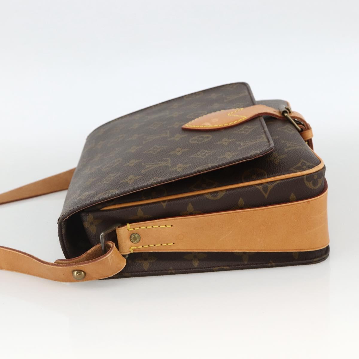 LOUIS VUITTON Monogram Cartouchiere GM Shoulder Bag M51252 LV Auth 174321A