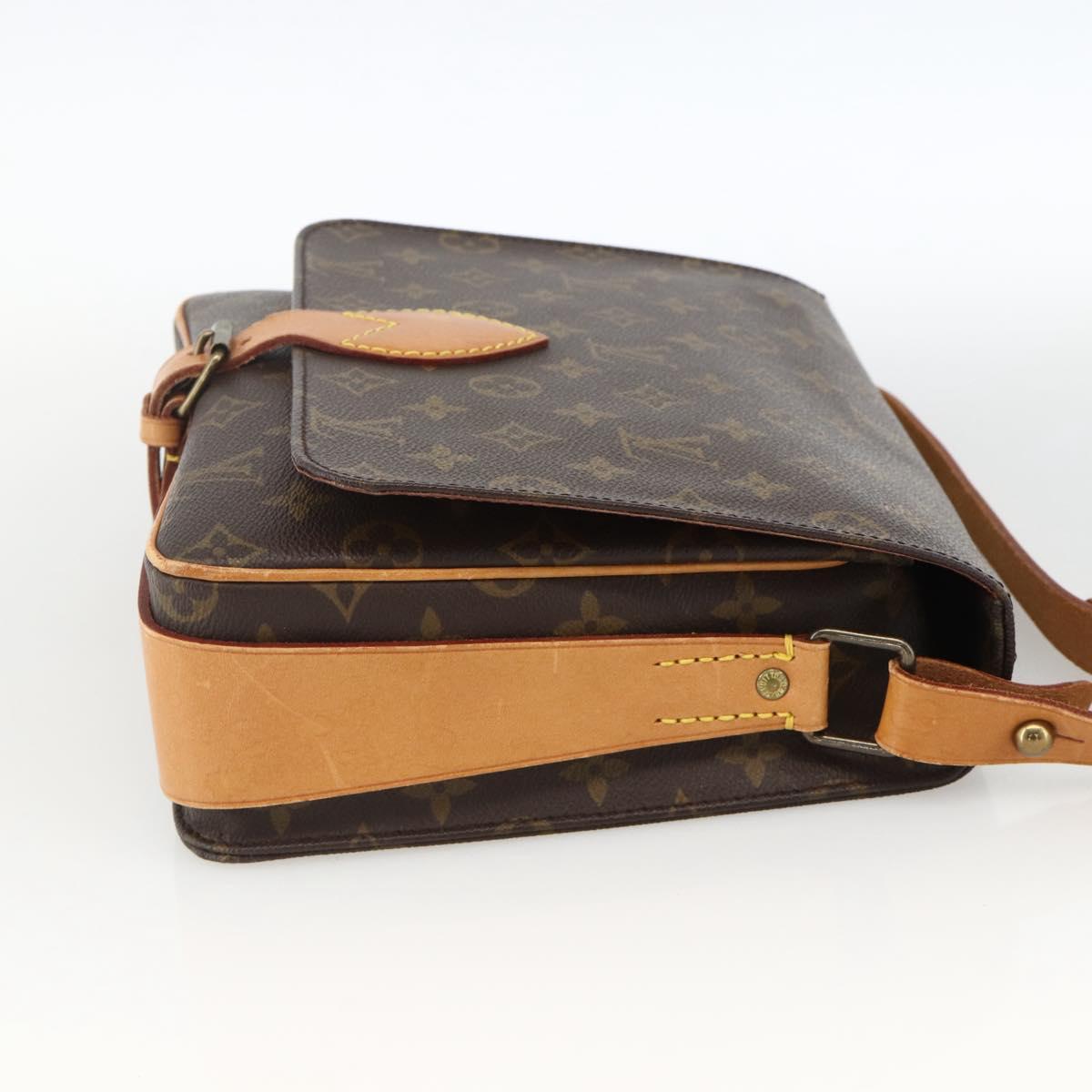 LOUIS VUITTON Monogram Cartouchiere GM Shoulder Bag M51252 LV Auth 174321A