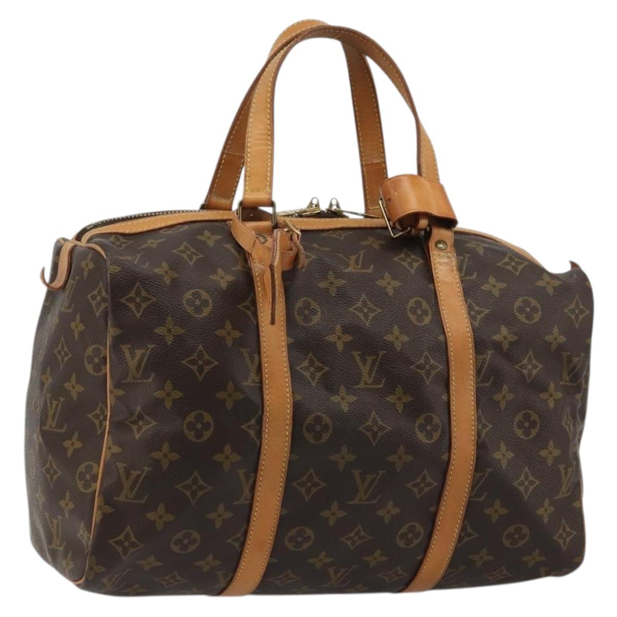 LOUIS VUITTON Monogram Sac Souple 35 Boston Bag M41626 LV Auth 174333A