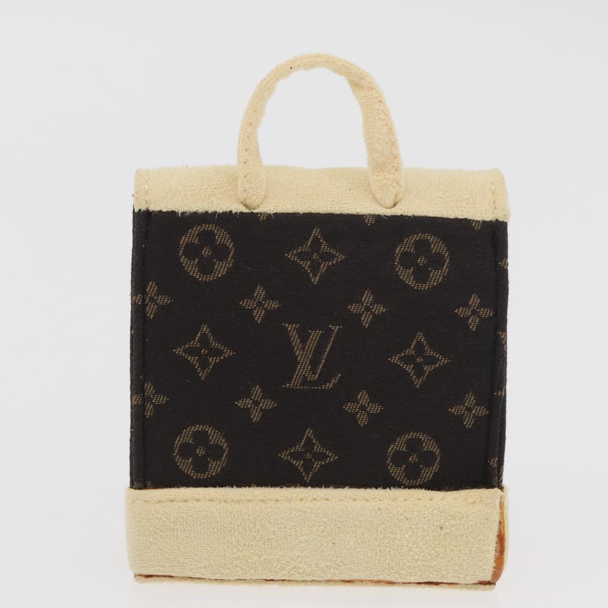 LOUIS VUITTON Groom Doll Stuffed Cotton Gray LV Auth 174344SM