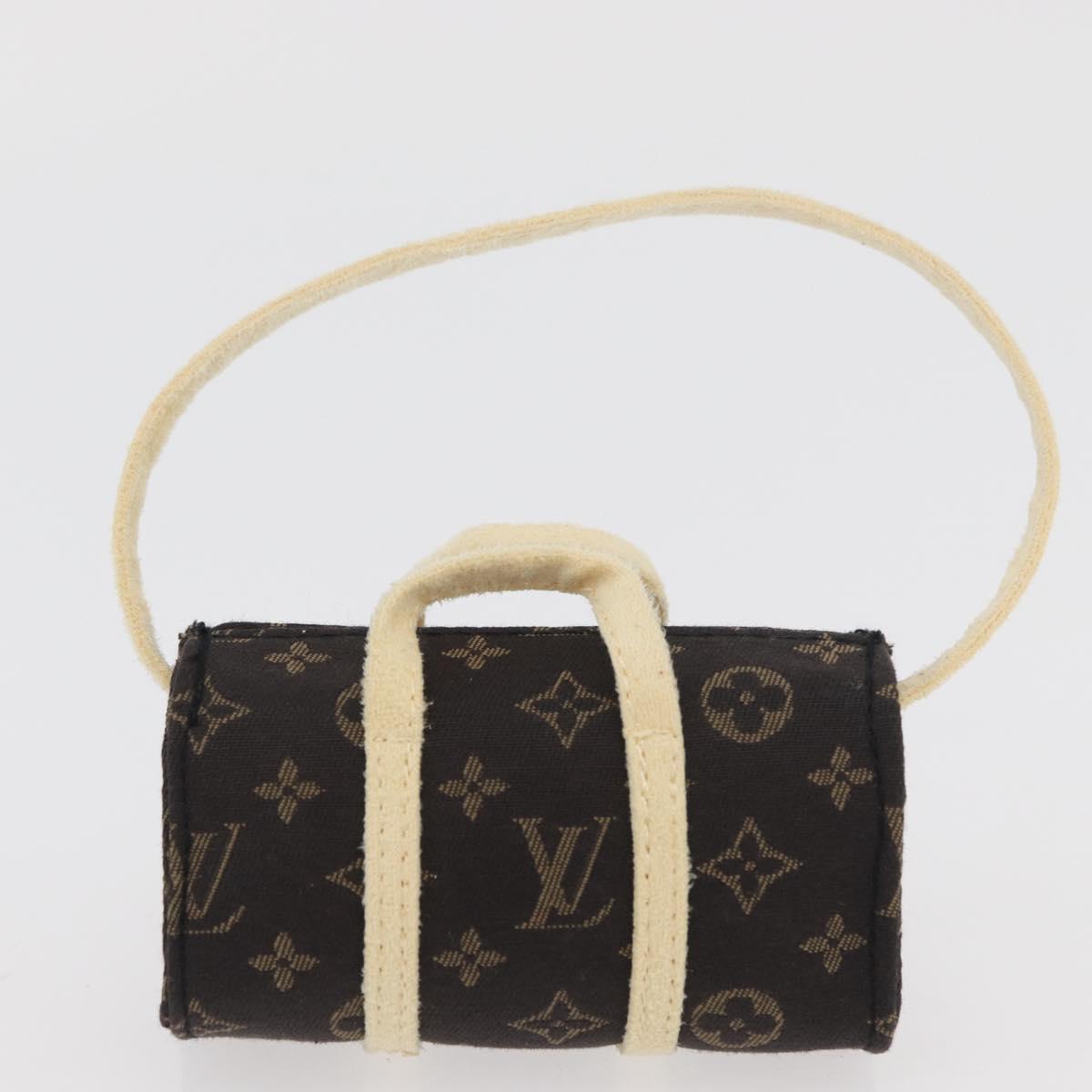 LOUIS VUITTON Groom Doll Stuffed Cotton Gray LV Auth 174344SM