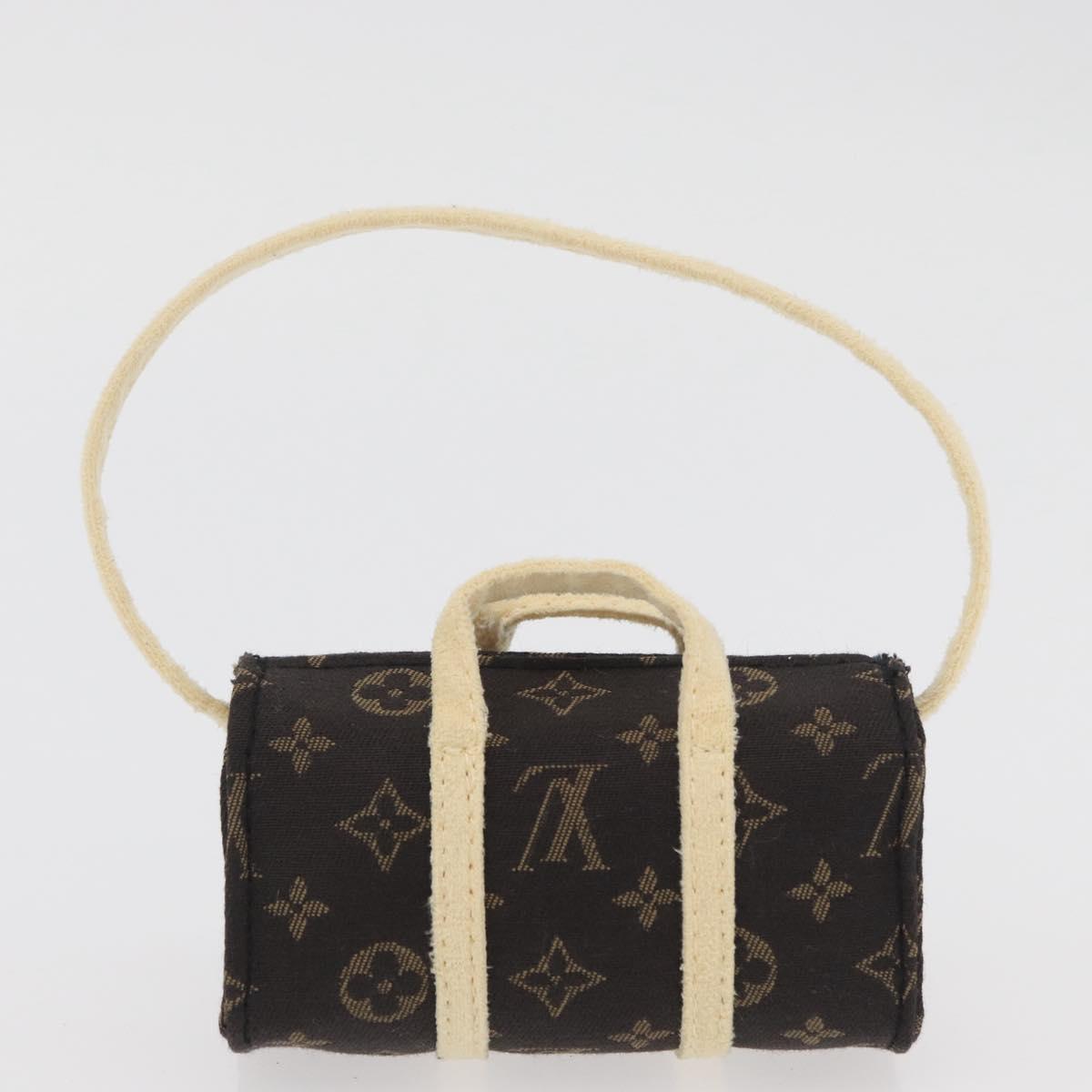 LOUIS VUITTON Groom Doll Stuffed Cotton Gray LV Auth 174344SM