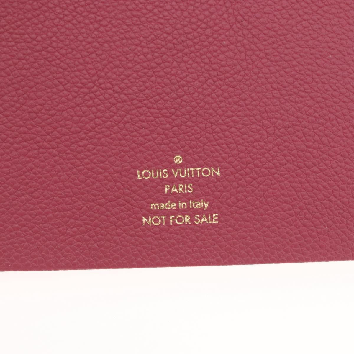 LOUIS VUITTON Monogram Vivienne Planner Pink LV Auth 174359M