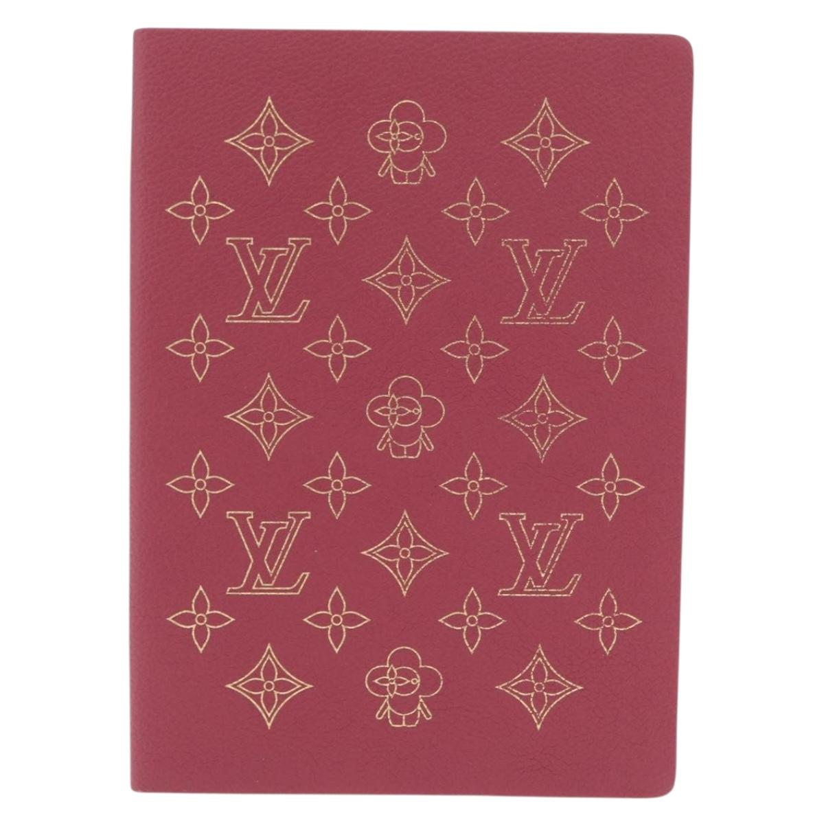 LOUIS VUITTON Monogram Vivienne Planner Pink LV Auth 174359M