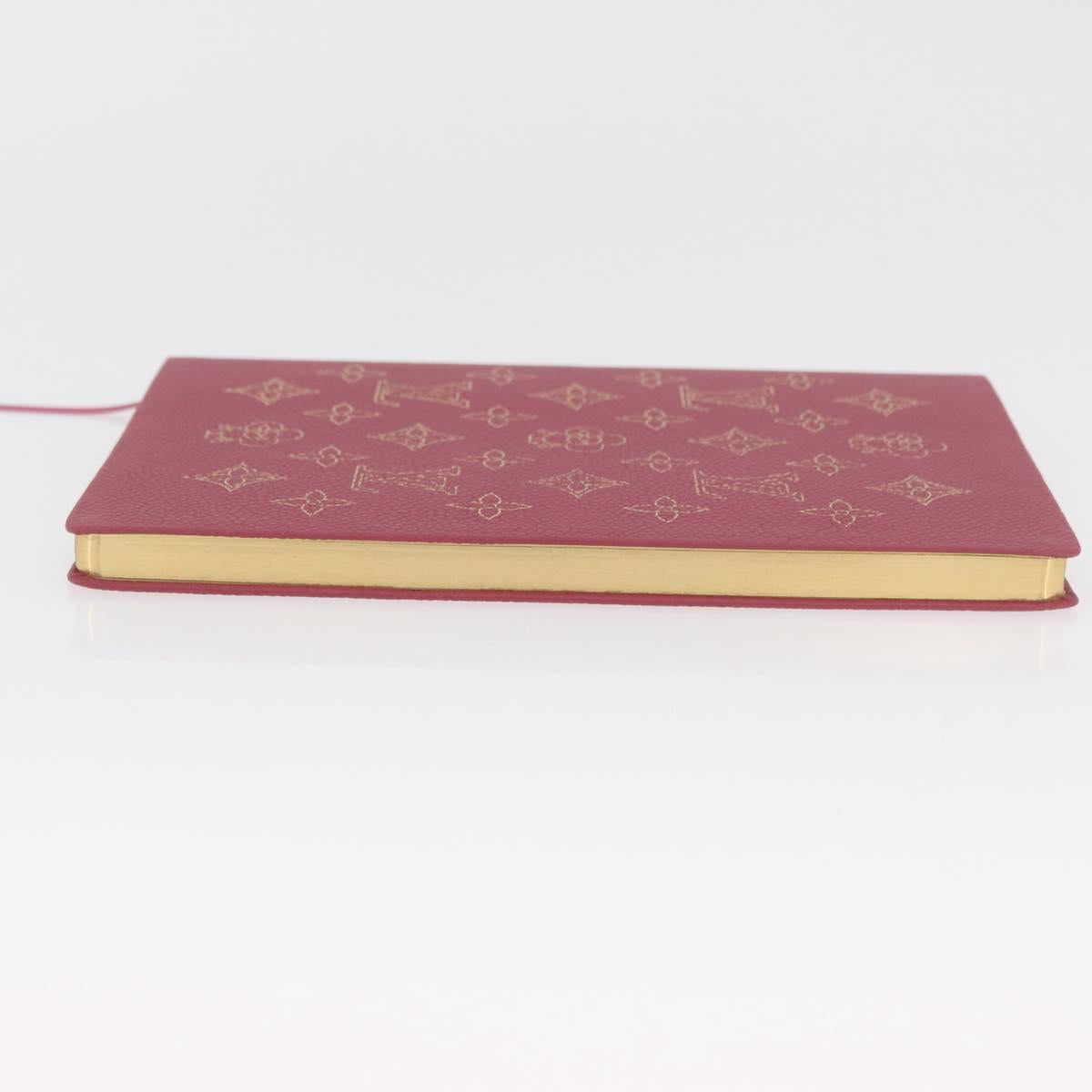 LOUIS VUITTON Monogram Vivienne Planner Pink LV Auth 174359M