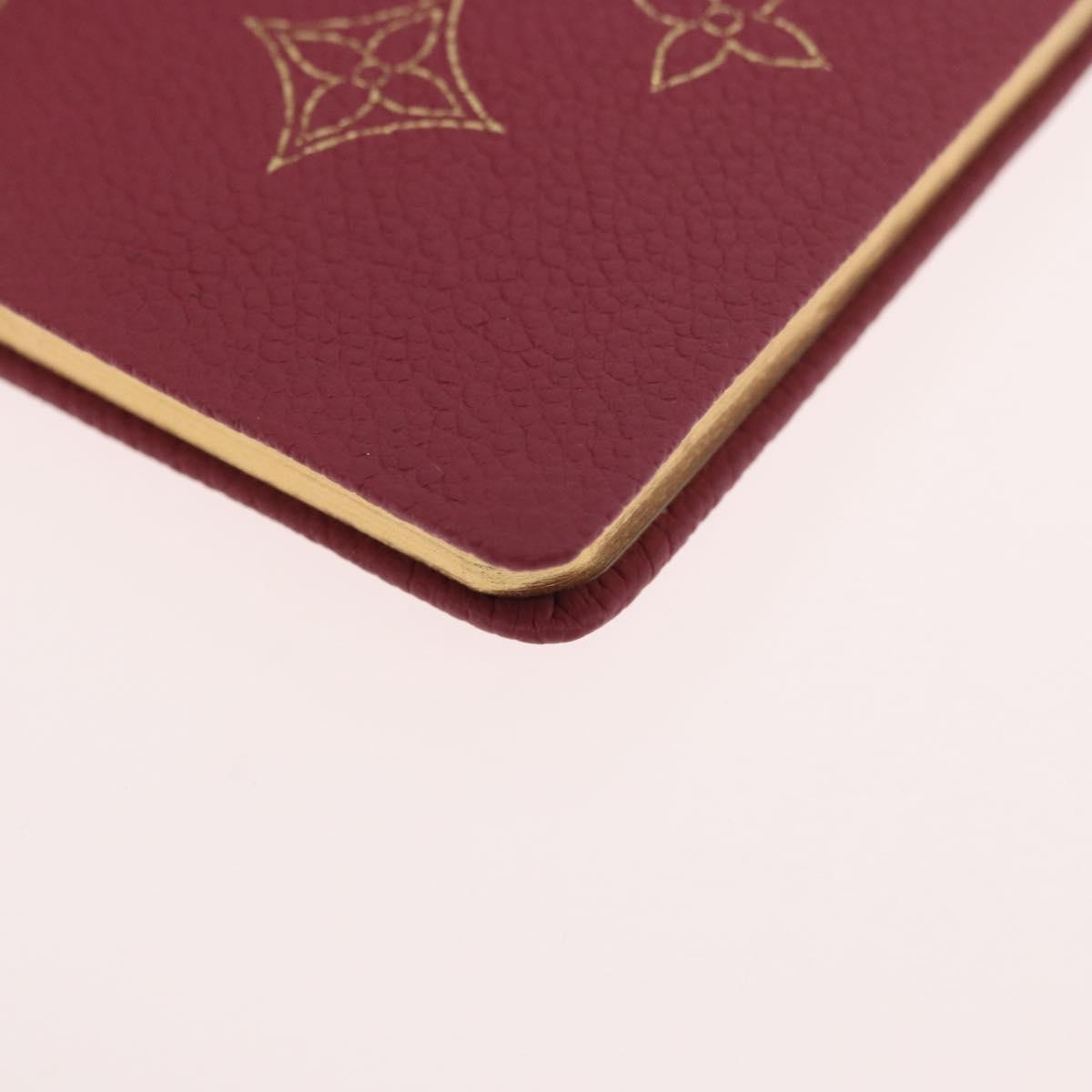 LOUIS VUITTON Monogram Vivienne Planner Pink LV Auth 174359M