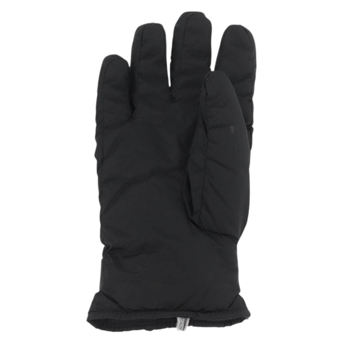 GUCCI Ski Web Sherry Line Gloves Nylon Black Auth 174408A