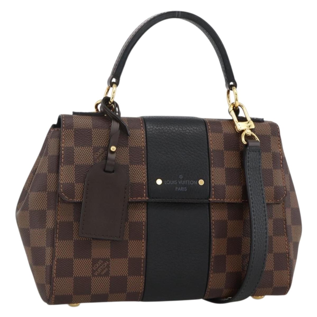 LOUIS VUITTON Damier Ebene Bond Street BB Hand Bag 2way N41073 LV Auth 174427SAV