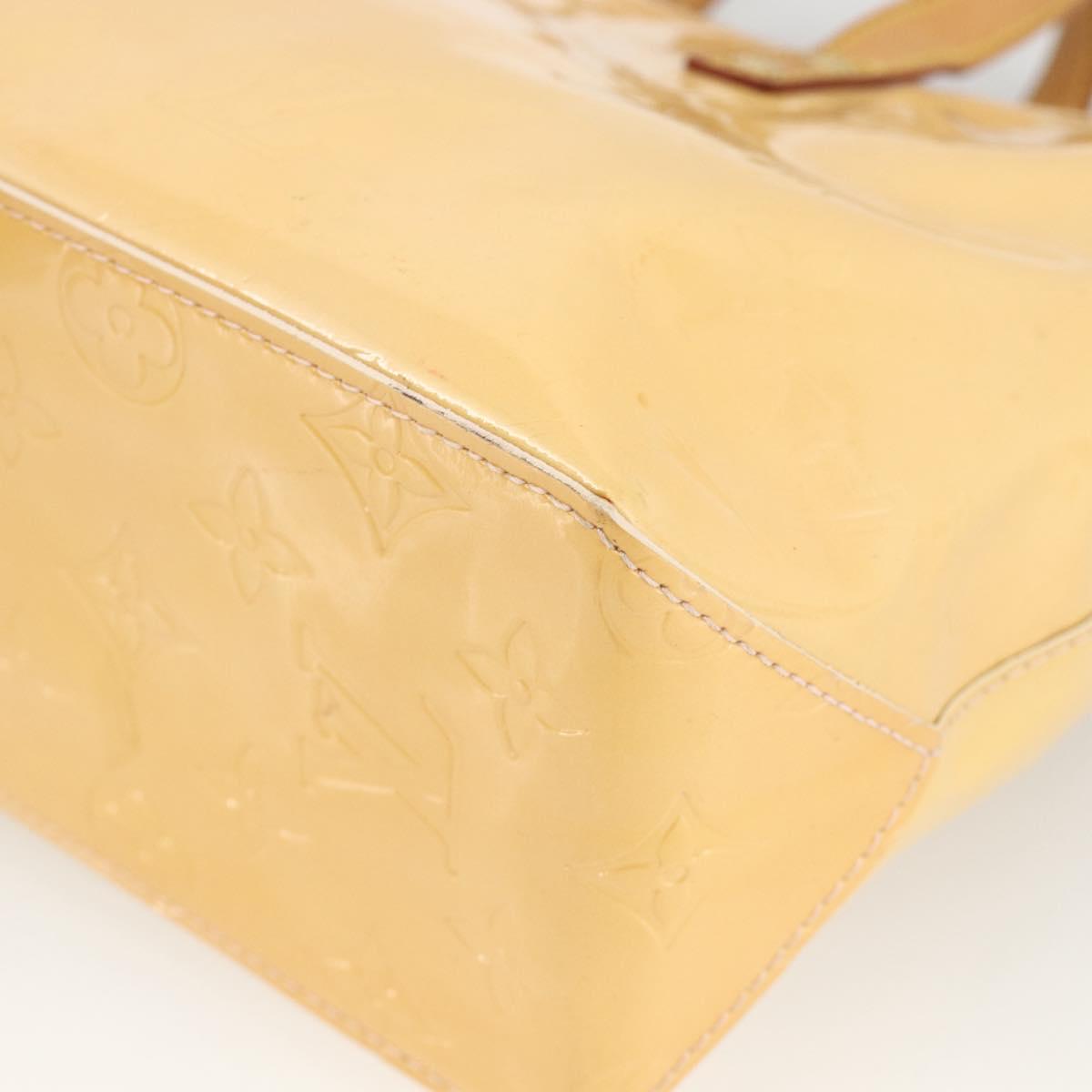 LOUIS VUITTON Monogram Vernis Reade PM Bag Marshmallow Pink M91306 Auth 174440