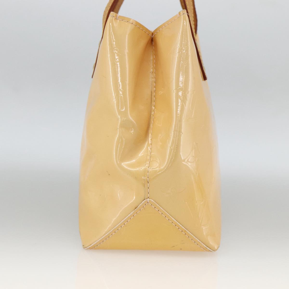 LOUIS VUITTON Monogram Vernis Reade PM Bag Marshmallow Pink M91306 Auth 174440