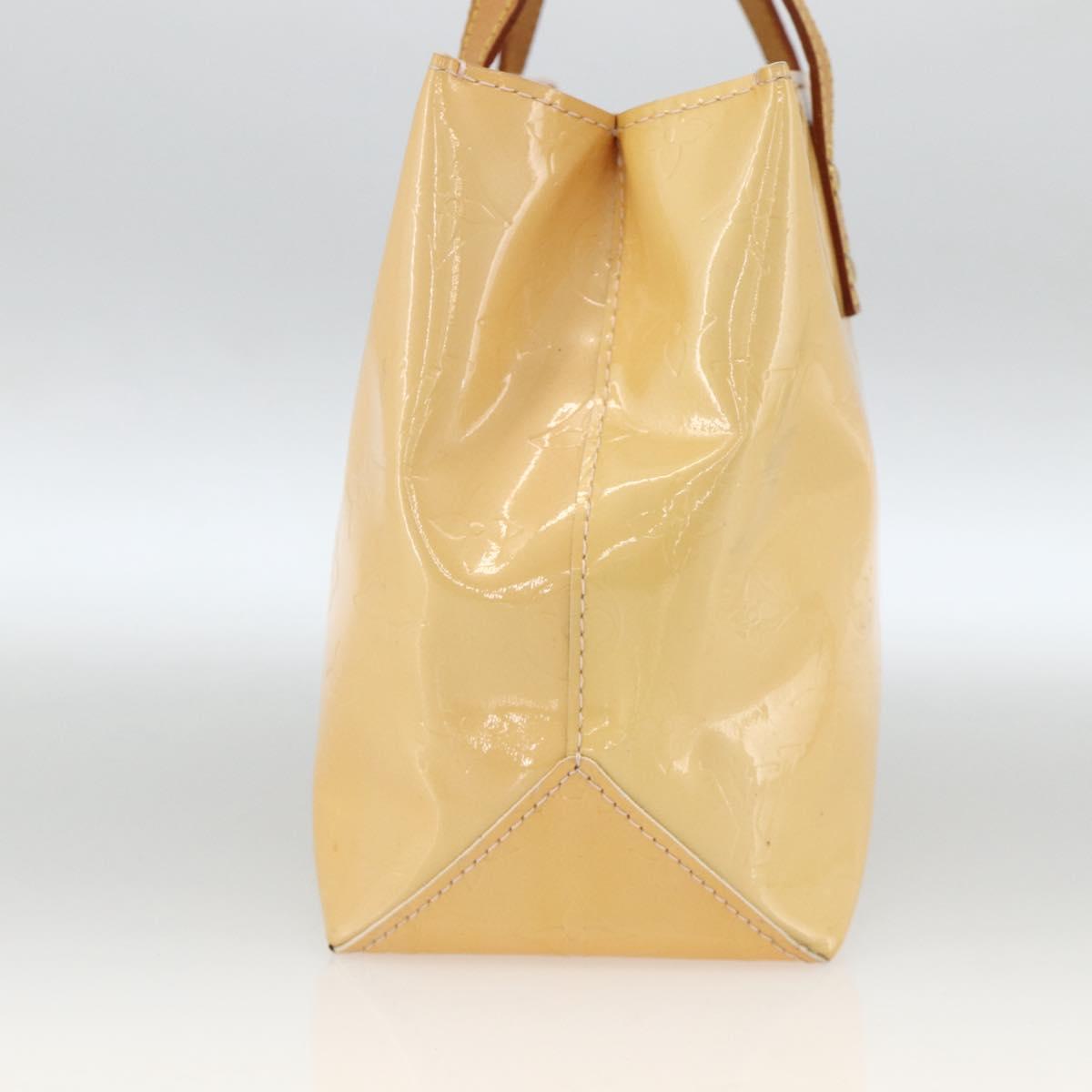LOUIS VUITTON Monogram Vernis Reade PM Bag Marshmallow Pink M91306 Auth 174440