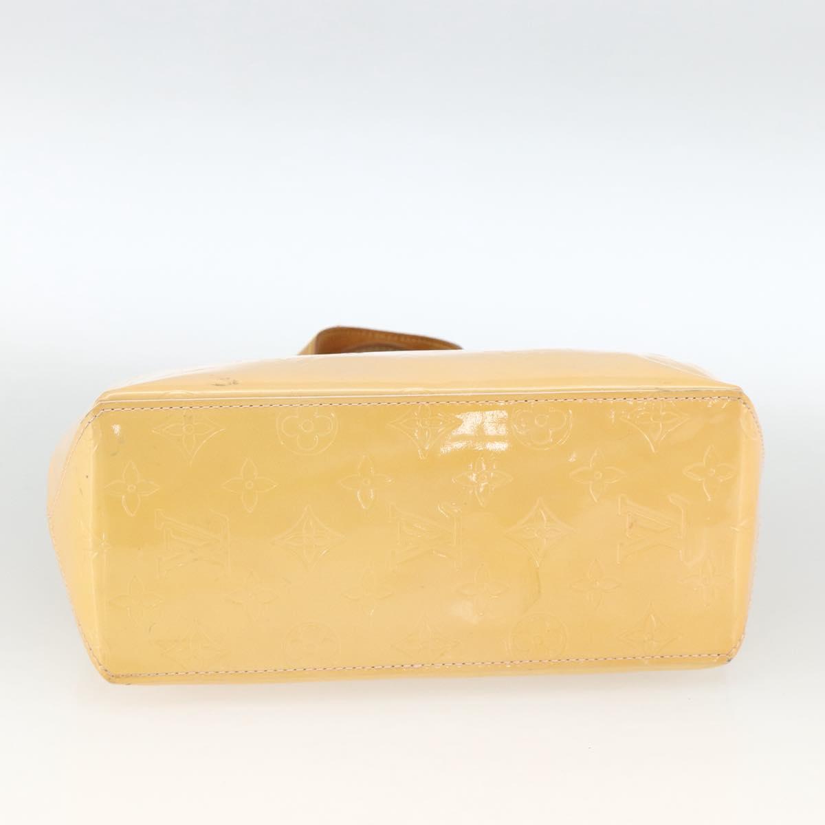 LOUIS VUITTON Monogram Vernis Reade PM Bag Marshmallow Pink M91306 Auth 174440