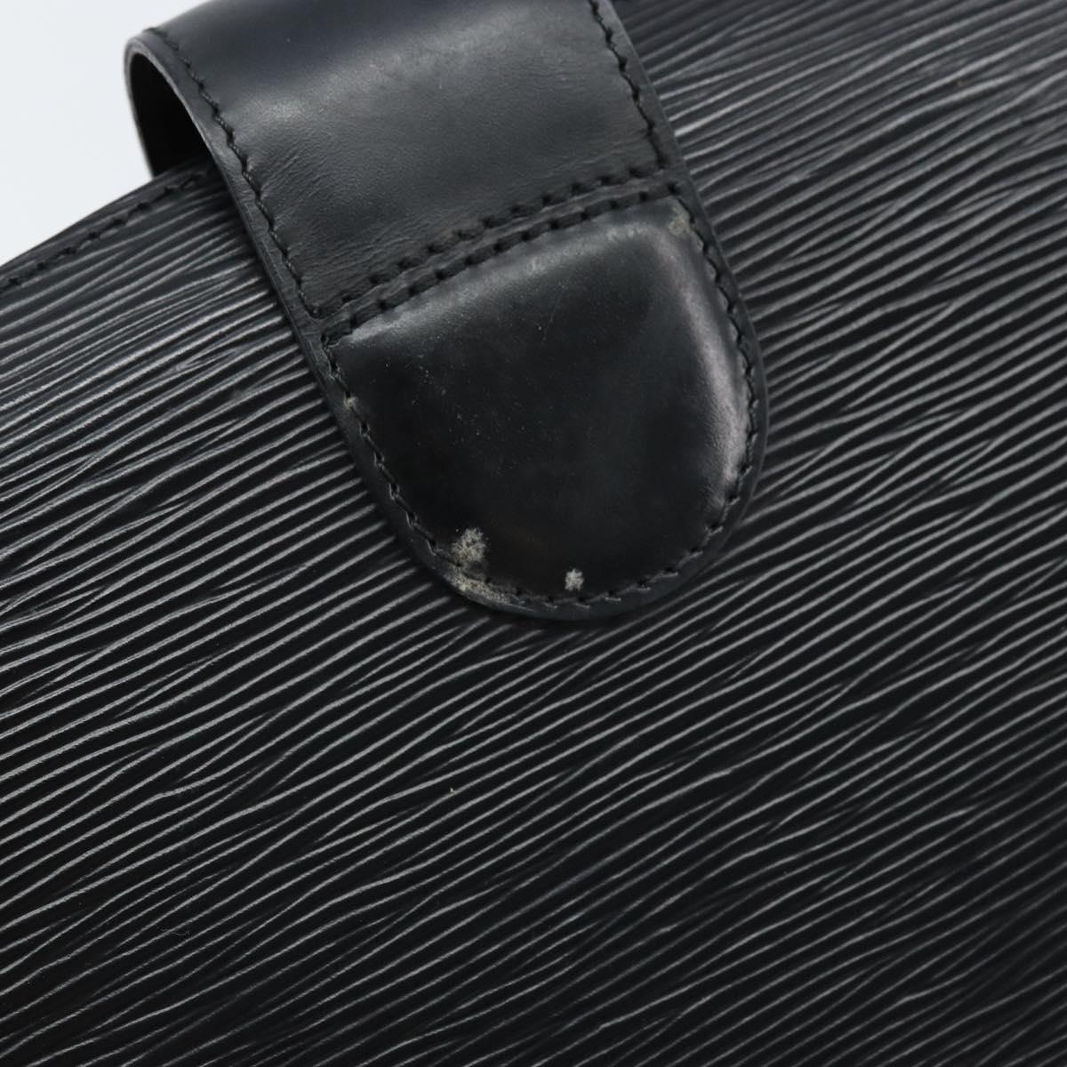 LOUIS VUITTON Epi Capuchin Shoulder Bag Black M52342 LV Auth 174442