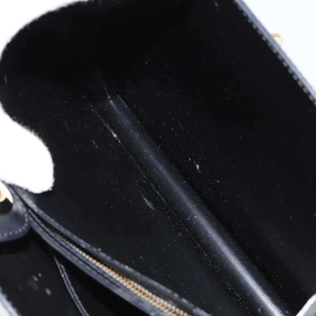LOUIS VUITTON Epi Capuchin Shoulder Bag Black M52342 LV Auth 174442
