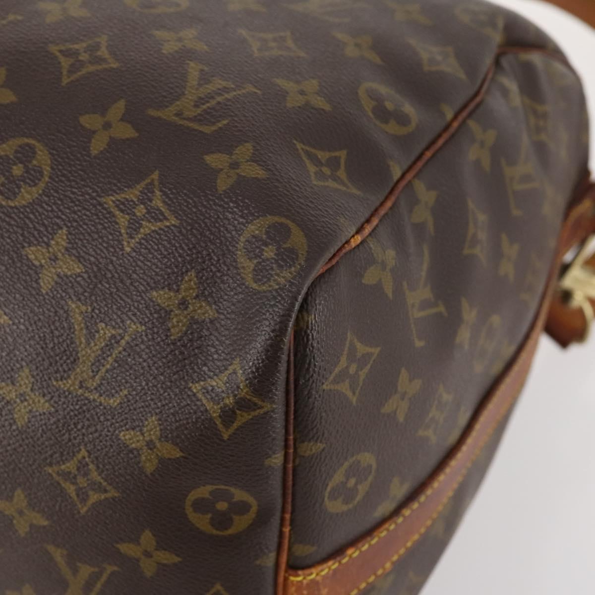LOUIS VUITTON Monogram Keepall Bandouliere 50 Boston Bag M41416 LV Auth 174446