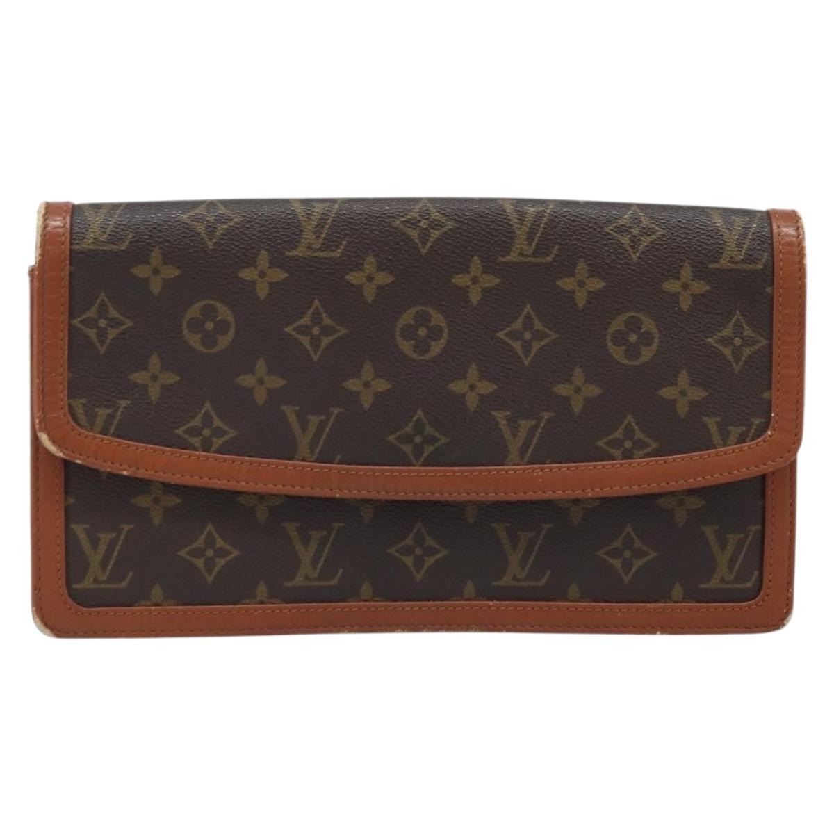 LOUIS VUITTON Monogram Pochette Dam GM Clutch Bag M51810 LV Auth 174449