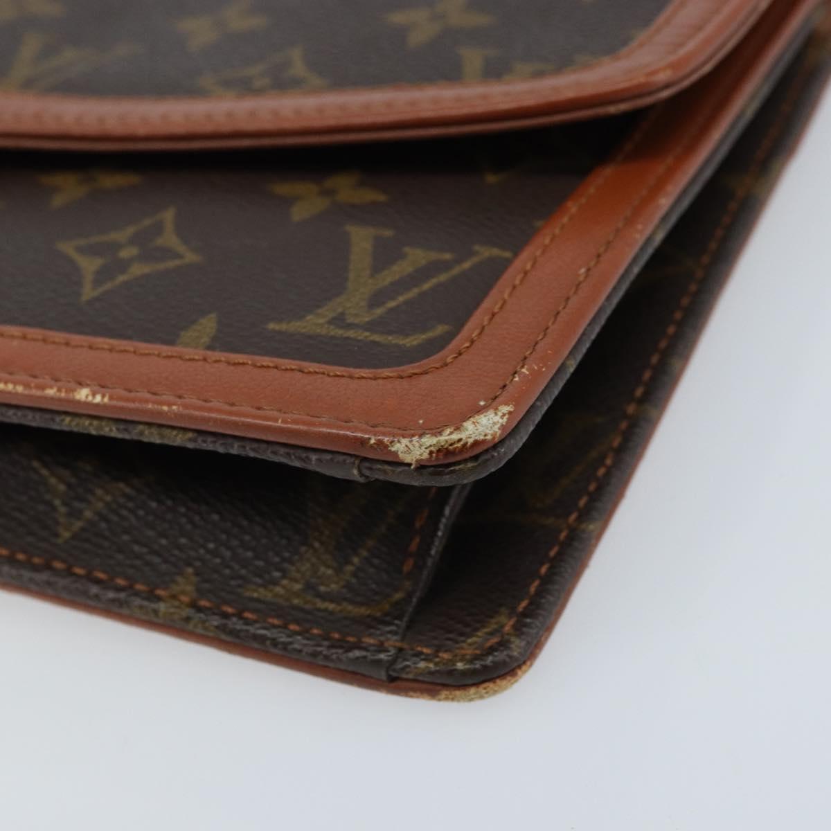 LOUIS VUITTON Monogram Pochette Dam GM Clutch Bag M51810 LV Auth 174449