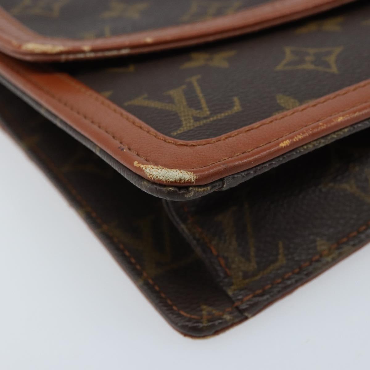 LOUIS VUITTON Monogram Pochette Dam GM Clutch Bag M51810 LV Auth 174449