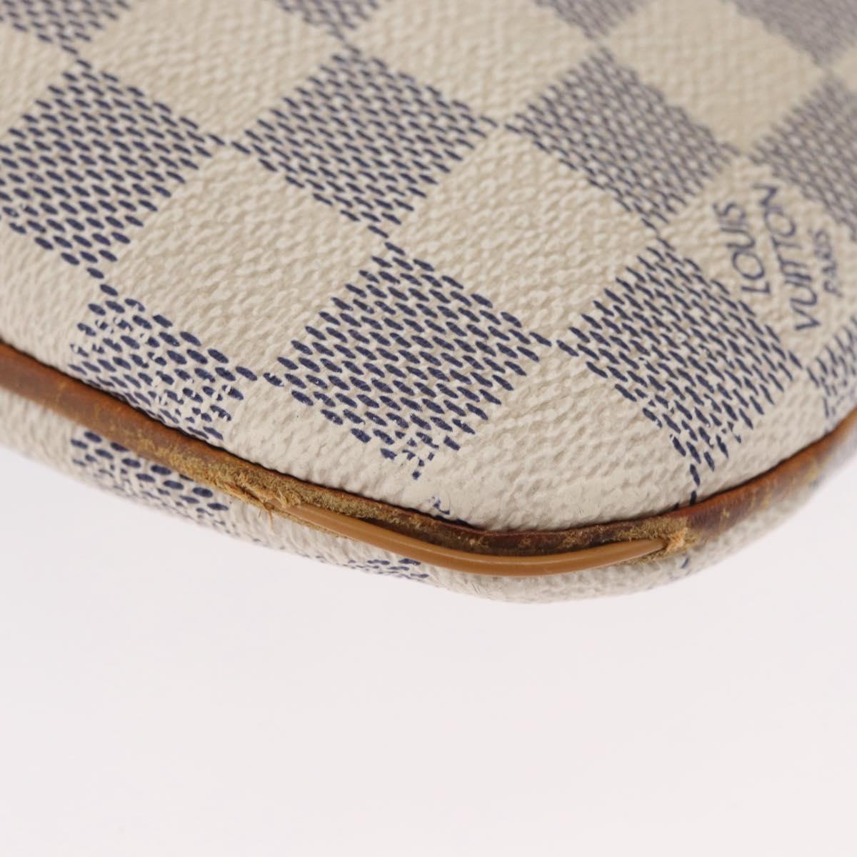 LOUIS VUITTON Damier Azur Pochette Bosphore Shoulder Bag N51112 LV Auth 174477