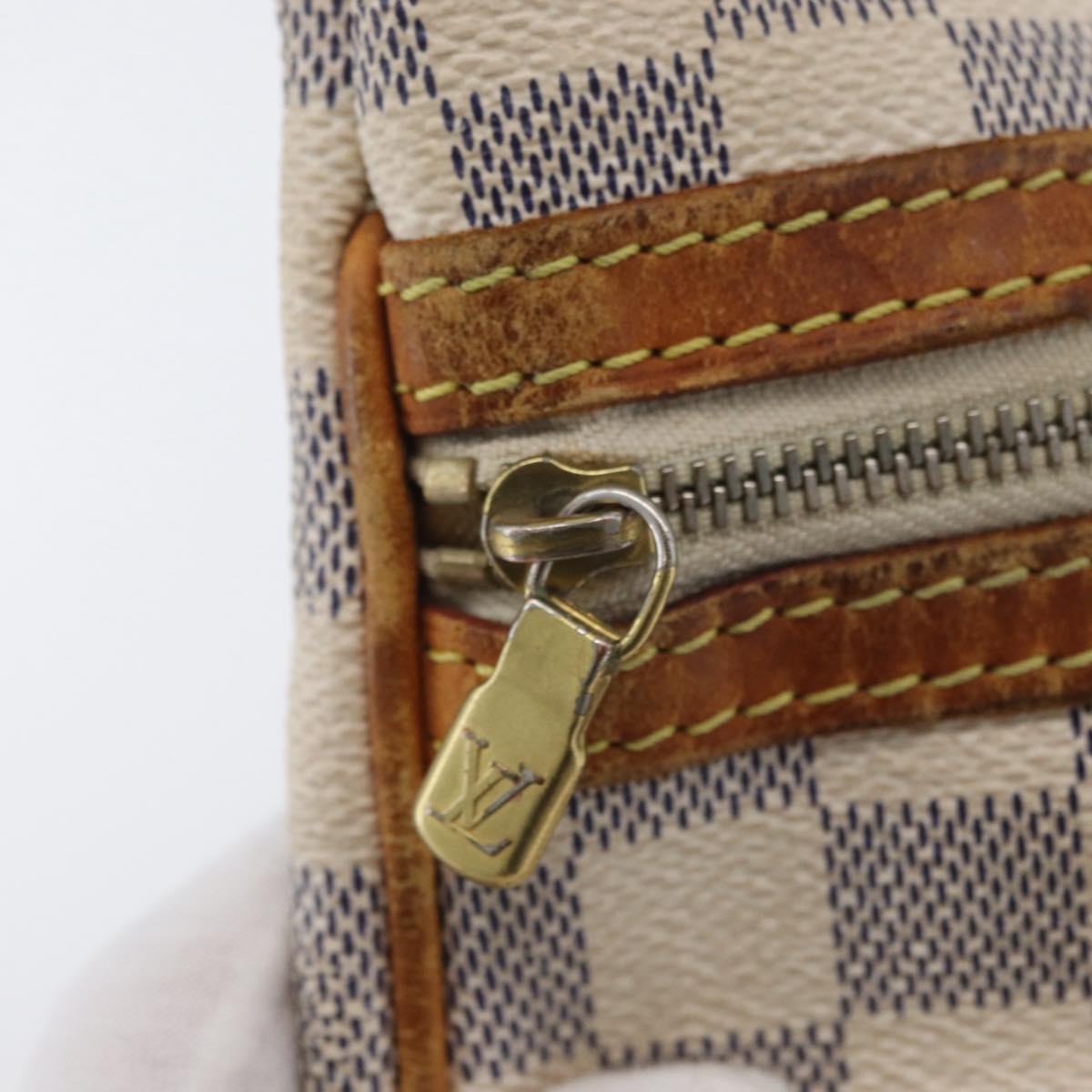 LOUIS VUITTON Damier Azur Pochette Bosphore Shoulder Bag N51112 LV Auth 174477