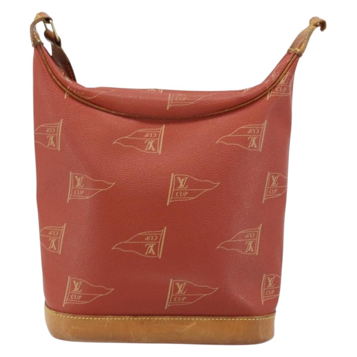LOUIS VUITTON LV Cup Le Touke Shoulder Bag Red M80027 LV Auth 174480