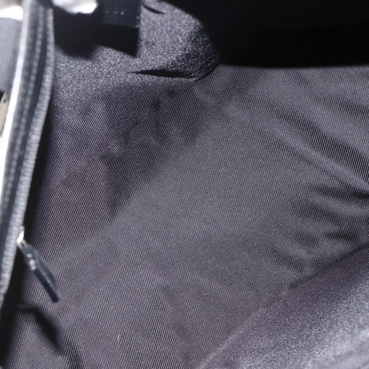 GUCCI GG Canvas Tote Bag Black 019 0426 Auth 174493