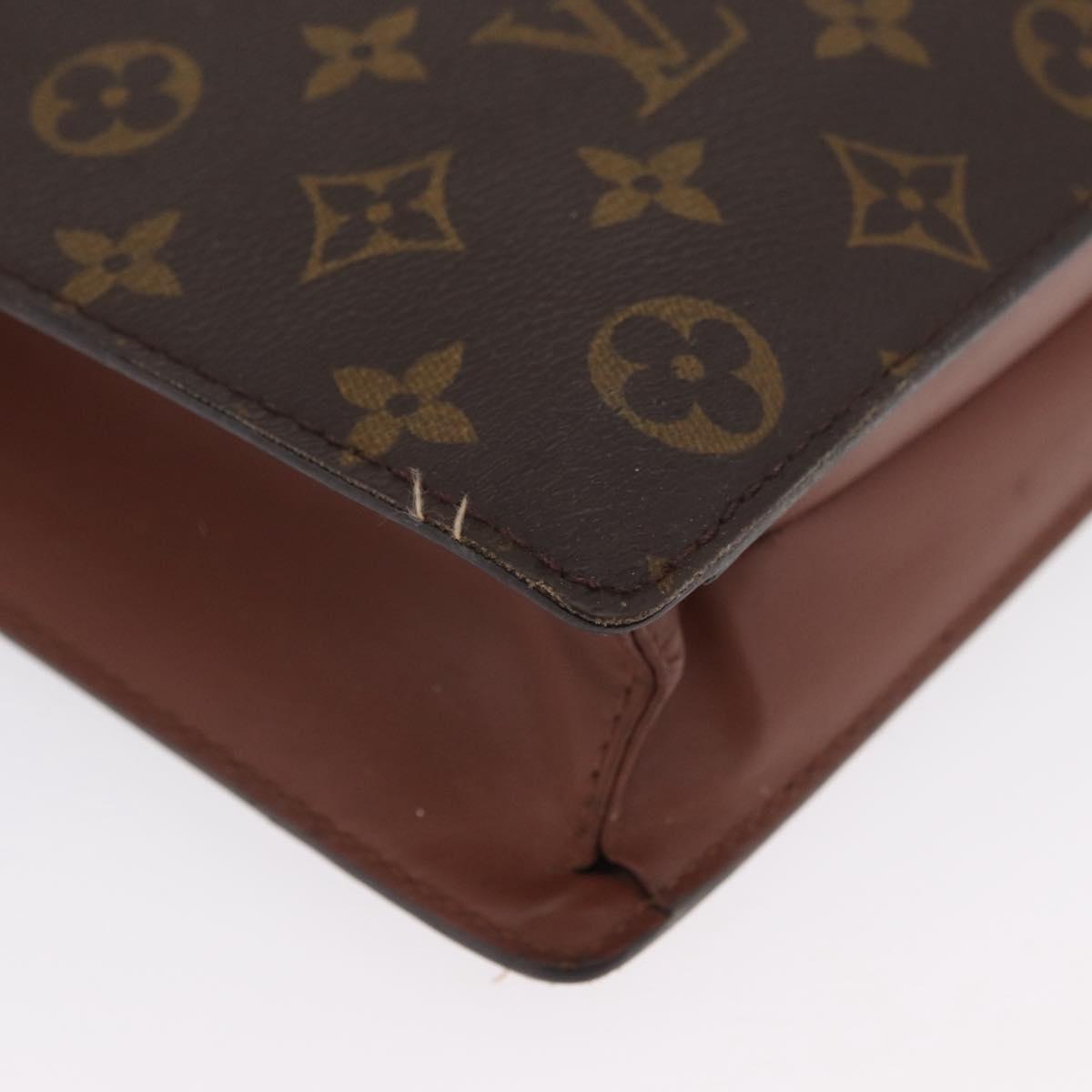 LOUIS VUITTON Monogram Porte Documents Bandouliere Bag M53338 LV Auth 174496