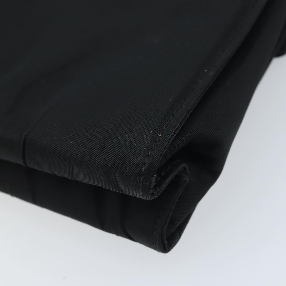 PRADA Shoulder Bag Nylon Black Auth 174527