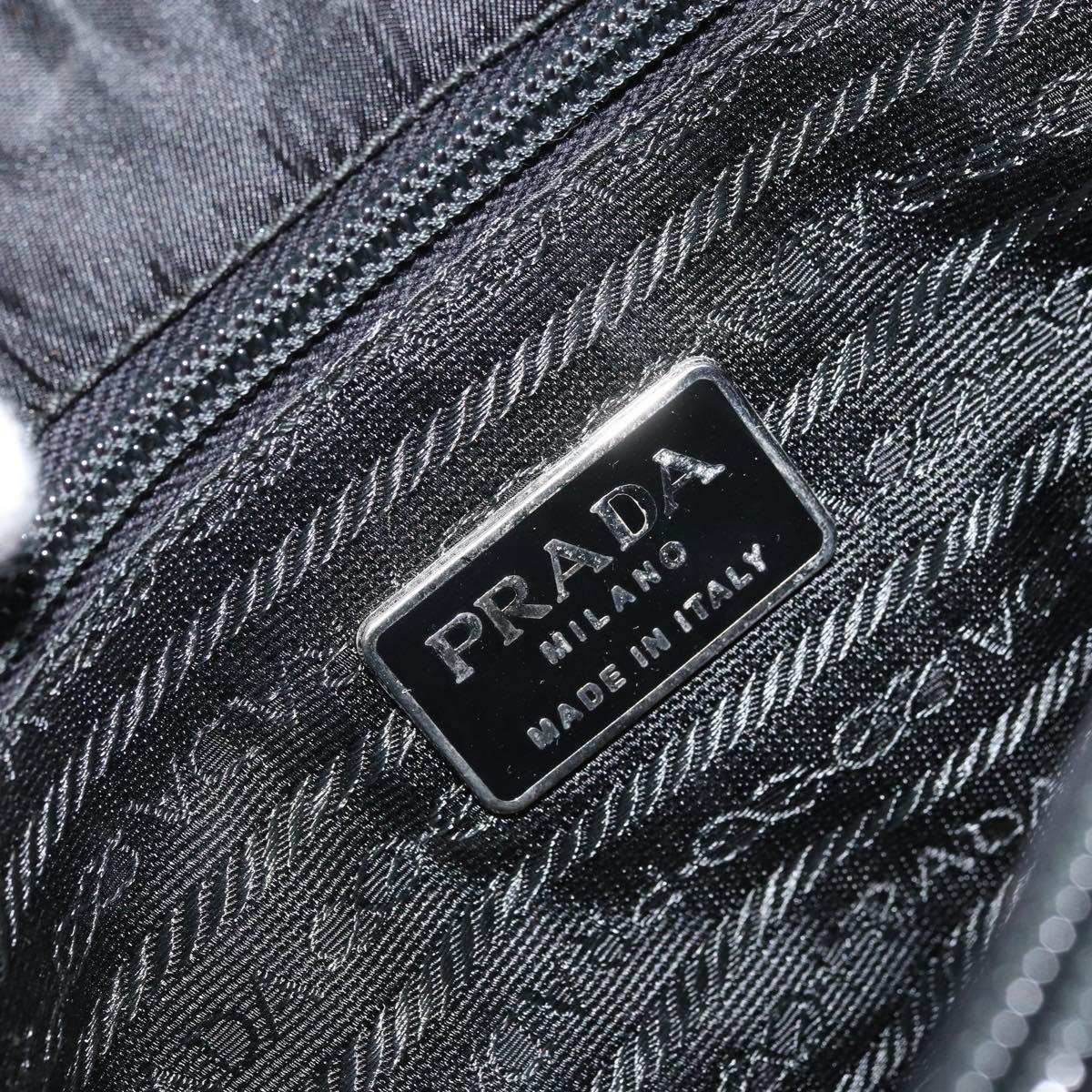 PRADA Shoulder Bag Nylon Black Auth 174527