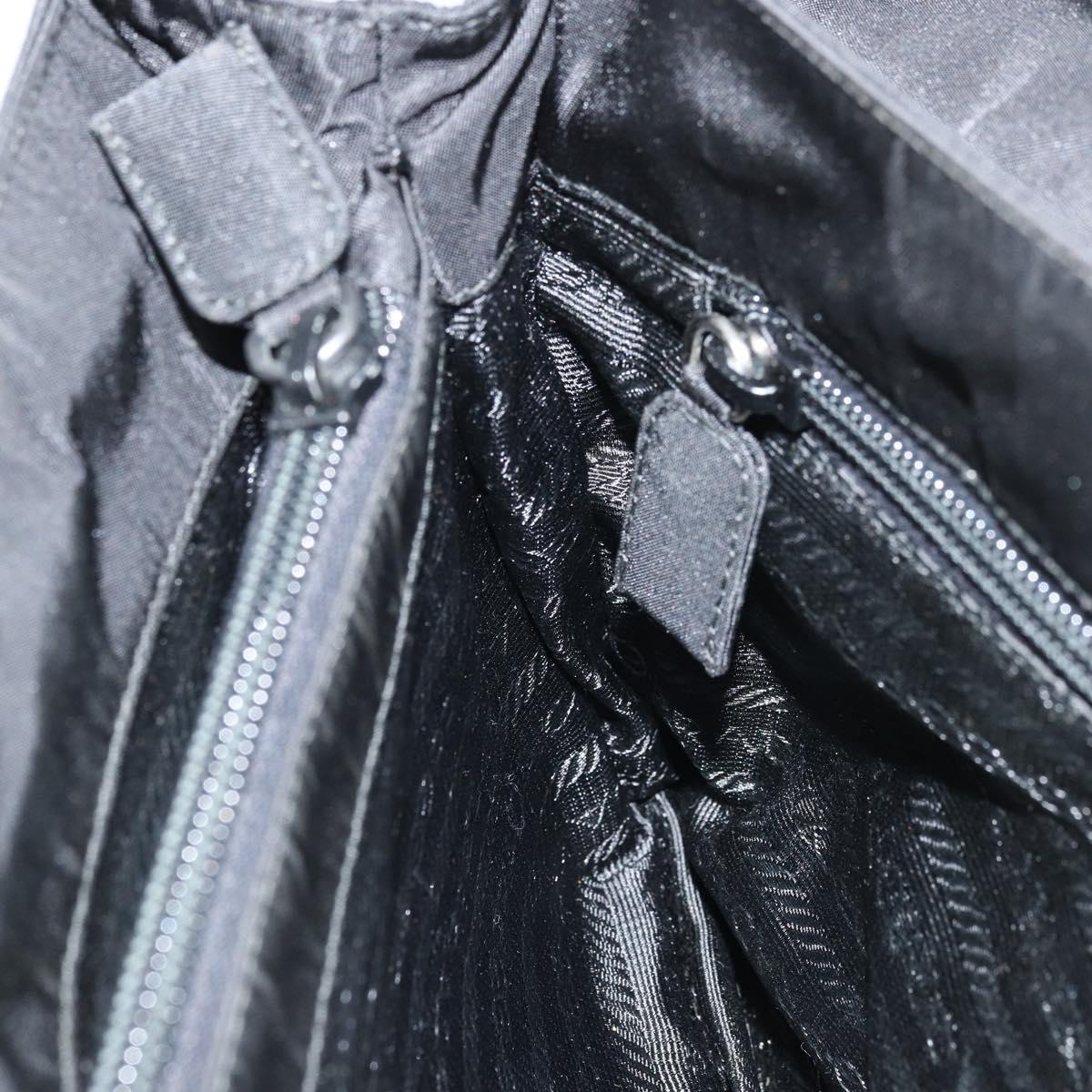 PRADA Shoulder Bag Nylon Black Auth 174527