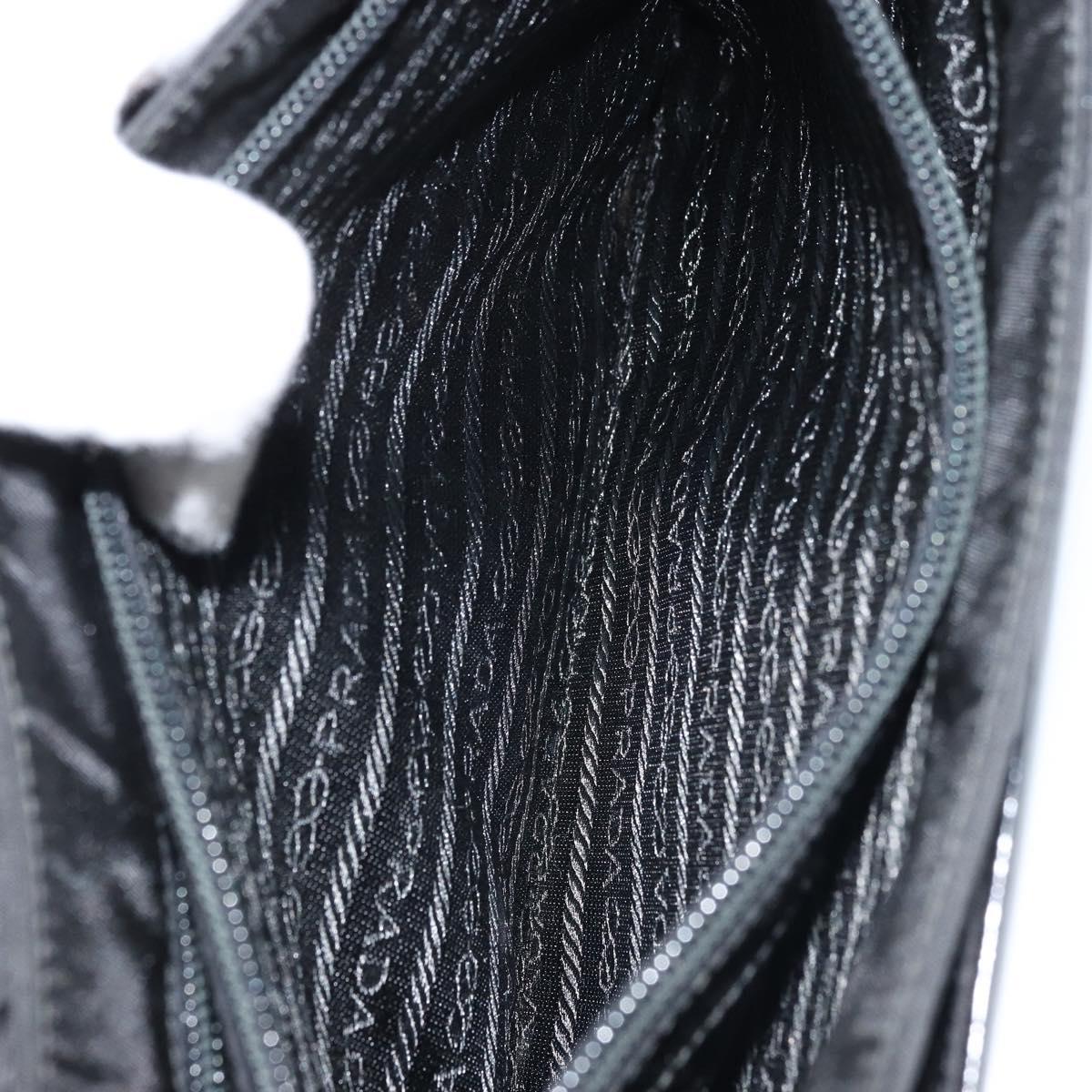 PRADA Shoulder Bag Nylon Black Auth 174527