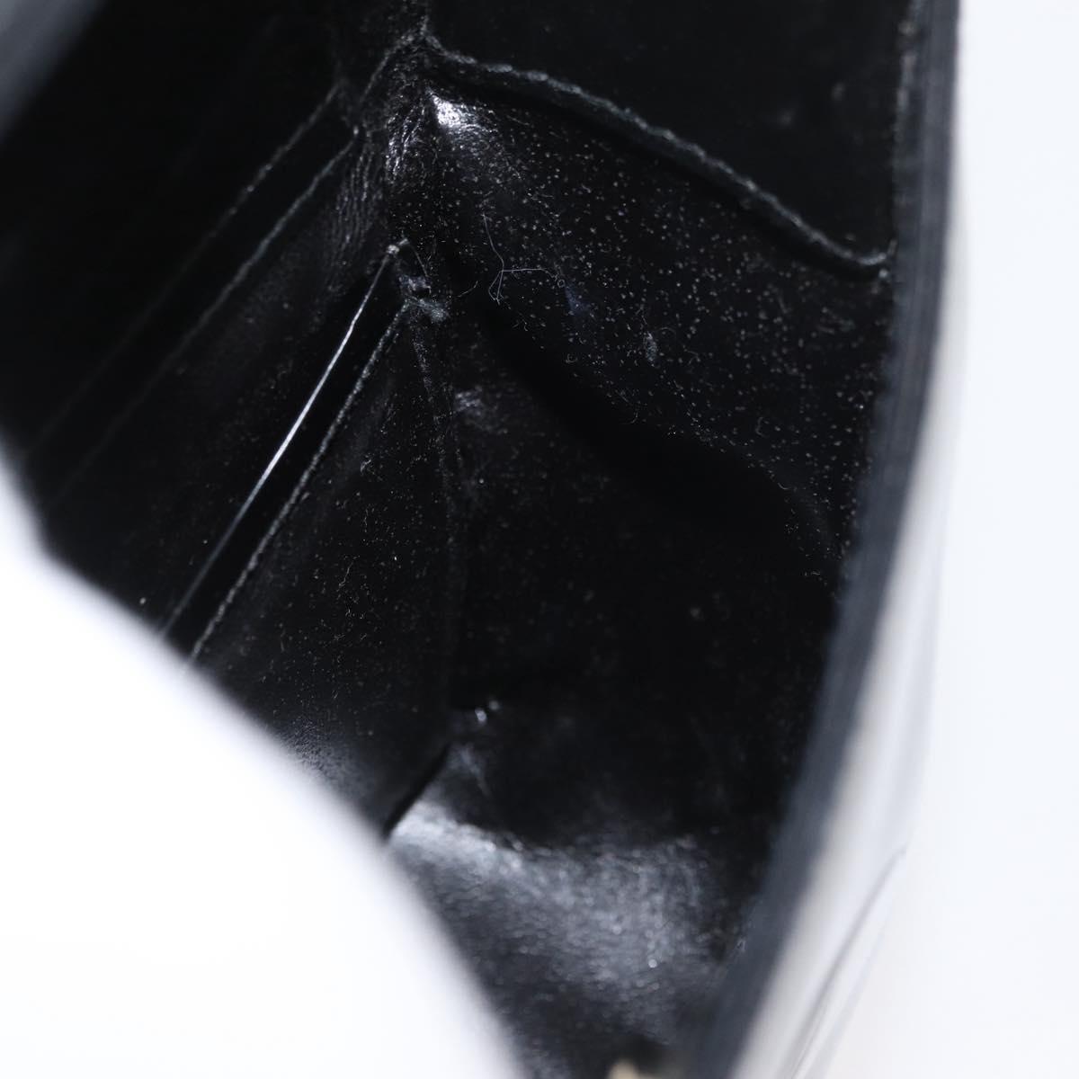 GUCCI Hand Bag Patent leather Black 007 0249 Auth 174533