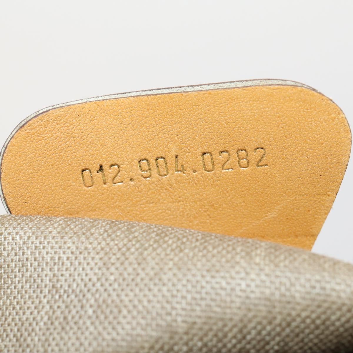 GUCCI Micro GG Supreme Web Sherry Line Bag PVC Beige 012 904 0282 Auth 174550