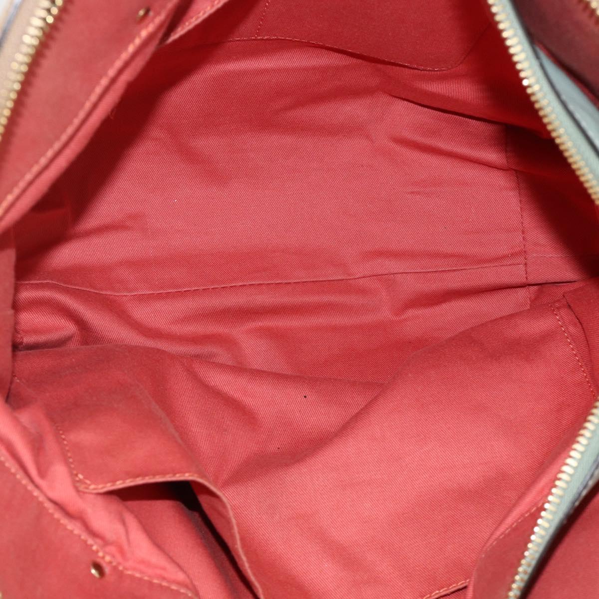 Chloe Angie Tote Bag Leather Brown Gold Auth 174567